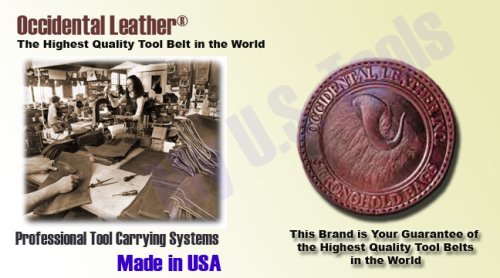 Occidental Leather 9501 Clip-On Tool Pouch – Made In USA, For Carpenters & Trades